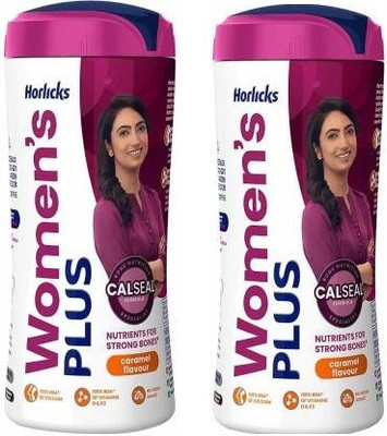 HORLICKS Women's Plus Caramel 400 gm jar PACK OF 2(2 x 400 g)