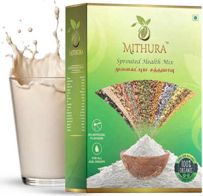 MITHURA Sprouted Health Mix - 26 Natural Ingredients , High In Protein, Zero Sugar(500 g)