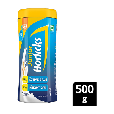Junior Horlicks Vanilla Jar(500 g)