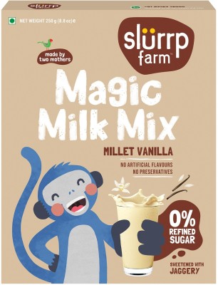 Slurrp Farm No Sugar Vanilla Milk Mix, Sweetened with Jaggery Powder(250 g)