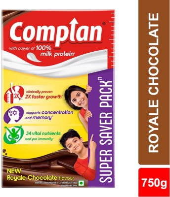 COMPLAN Nutrition Drink Powder for Children Royale Chocolate Flavour, Carton(750 g)