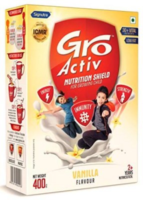 Signutra Groactiv Nutrition Shield for Growing Child Nutrition Bars(400 g, Vanilla)