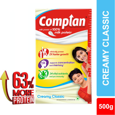 COMPLAN Nutrition Powder Drink for the Children, Creamy Classic Flavour, Carton(500 g)