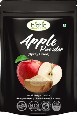 biotic Spray Dried Apple Powder for Milkshake Juice Instant Drink - Apple Fruit Powder(100 g)