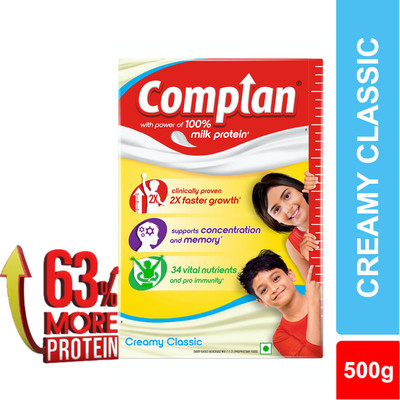 COMPLAN Nutrition Powder Drink for the Children, Creamy Classic Flavour, Carton(500 g)