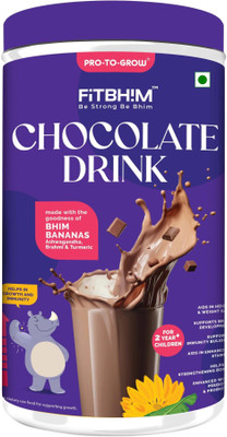 Pro-To-Grow Fitbhim Chocolate Drink with Bhim Banana,for kid's growth,Pack of 1(200 g)