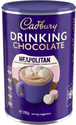 Cadbury Neapolitan Drinking Chocolate | Strawberry and Vanilla Flavor(250 g)