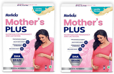 HORLICKS Mother Plus Vanilla Flavor Refill(2 x 199 g)