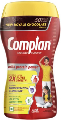 COMPLAN Nutrition Drink Powder for Children, Royale Chocolate Flavour, Jar(500 g)