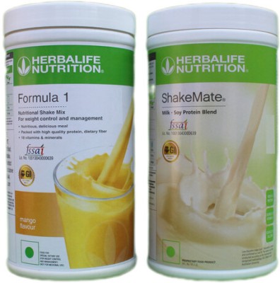 HERBALIFE MANGO SHAKE AND SHAKMATE(2 x 500 ml)