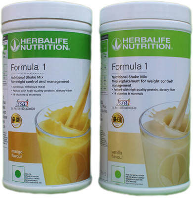 HERBALIFE MANGO SHAKE AND VANILLA SHAKE(2 x 500 ml)