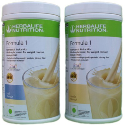 HERBALIFE KULFI SHAKE AMD VANILLA SHAKE(2 x 500 ml)