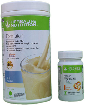 HERBALIFE KULFI SHAKE AND PEACH AFRESH(2 x 275 ml)