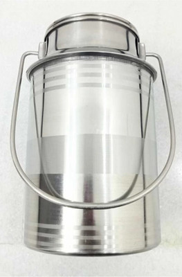 Rajlaxmi Silver, Steel Utility Container  - 0.75 L(Silver)