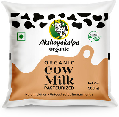 Akshayakalpa Pasteurized Cow Milk(500 ml)