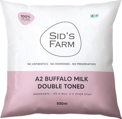 Sid's Farm A2 Buffalo Double Toned Milk(500 ml)