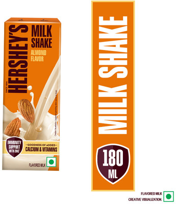 HERSHEY'S Almond Flavored Milkshake | Enriched with Calcium(180 ml)