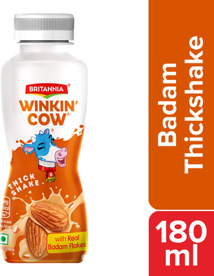 BRITANNIA Winkin Cow Badam Thick Milk Shake(180 ml)