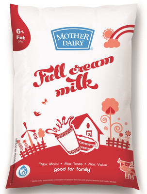 MOTHER DAIRY Full cream milk(1 L)