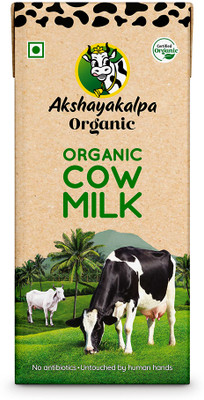 Akshayakalpa Organic Cow Milk UHT 1000ml(1000 ml)