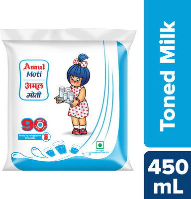 Amul Moti Toned Milk(450 ml)