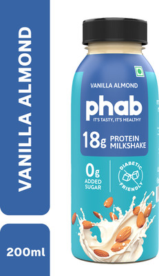Phab Protein Milkshake - Vanilla Almond(200 ml)