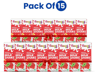Govind Milk and milk products Funzz Milk Shake Cheese Strawberry(15 x 180 ml)