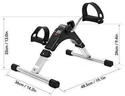 KSI Digital Pedal Exercise Machine with Adjustable Resistance and Digital Display Mini Pedal Exerciser Cycle