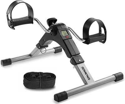 FitnessCare Mini Cycle Pedal Exerciser with Adjustable Resistance,Digital Display Pedo Cycle Mini Pedal Exerciser Cycle