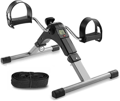 Ats Digital Mini Pedal Exerciser with Adjustable Resistance Pedal Exerciser Cycle Mini Pedal Exerciser Cycle