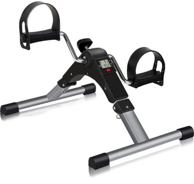AQUABUCKET Mini Sitting Exercise Pedal Fitness Bike Cycle with Digital LCD Display Mini Pedal Exerciser Cycle