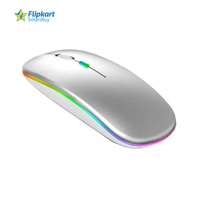 Flipkart SmartBuy TC-M500 Ergonomic Optical Mouse(2.4GHz Wireless, Bluetooth, Silver)
