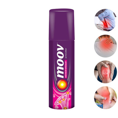 MOOV Fast Pain Relief,Body, Joints, Ortho like Medicine, Ointment, Balm for Men Women Spray(50 g)