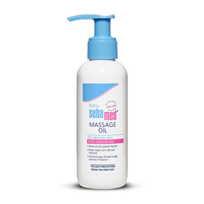 Sebamed Baby Massage Oil| With Soya Oil|Non- greasy|Ideal for newborn(150 ml)