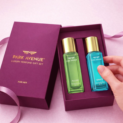 PARK AVENUE Luxury Perfume Gift Set - Allure & Grace Eau de Parfum - 40 ml(For Women)