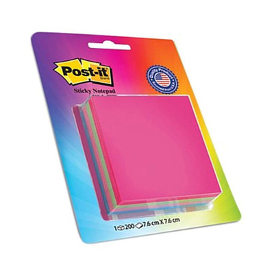 Post-It Magic Cubes 200 Sheets Pop-up, 4 Colors(Set Of 1, Multicolor)