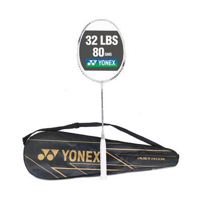 YONEX Astrox Attack 9 White Strung Badminton Racquet(Pack of: 1, 80 g)