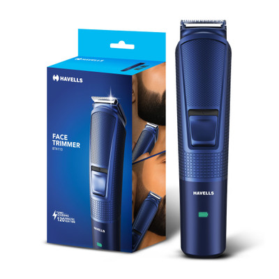 HAVELLS Beard Trimmer Trimmer 120 min  Runtime 1 Length Settings(Blue)