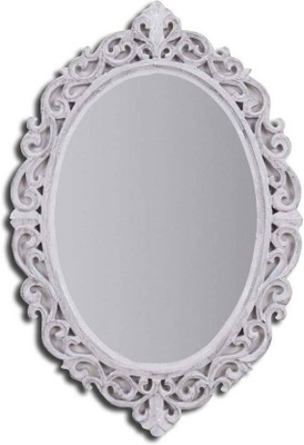 VAS Collection Home Home411nhb Decorative Mirror(Oval Finish : Glossy)