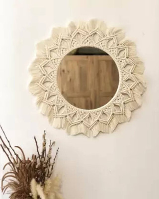 Aafiyaandcraft Wall-Mirror**AVF-11 Decorative Mirror(Round)