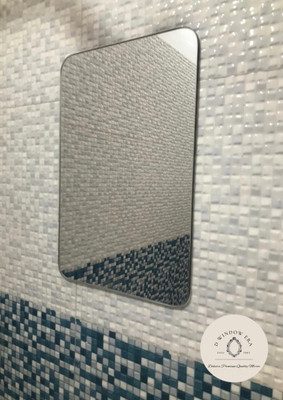 windowera EASY STICK MIRROR / BATHROOM MIRROR Bathroom Mirror(Rectangle)