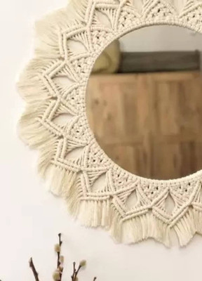 Aafiyaandcraft Wall-Mirror**A-11 Decorative Mirror(Round)