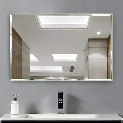 Khushi Decors Mirror H79 Bathroom Mirror(Rectangle Finish : Polished)