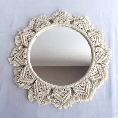 NOOR HANDICRAFT Wall-Mirror**A1-11-Mirror 11 Decorative Mirror(Round)