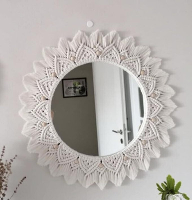 Aafiyaandcraft TA.Mirror.AZ-11 Decorative Mirror(Round)