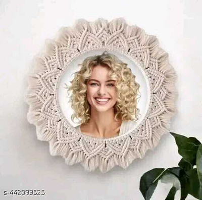 Aafiyaandcraft Wall Decor Mirror.016-11 Decorative Mirror(Round)
