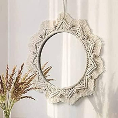 Aafiyaandcraft Wall-Mirror**EWA-11 Decorative Mirror(Round)