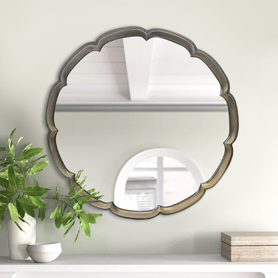 Metalsmith VR-23-065-GLD-OS Decorative Mirror(Round Finish : Painted)