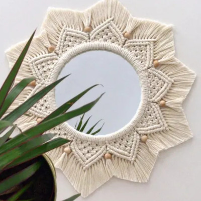 Noorhandcrafted Wall Decor Mirror.01 Decorative Mirror(Round)