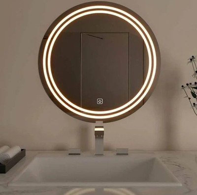 KARNAVMIRROR MMRP11 Decorative Mirror(Round Finish : GLASS)